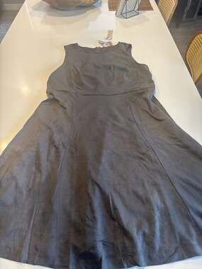 Philosophy Republic Clothing Faux Suede Sleeveless Fit & Flare Dress Size 14